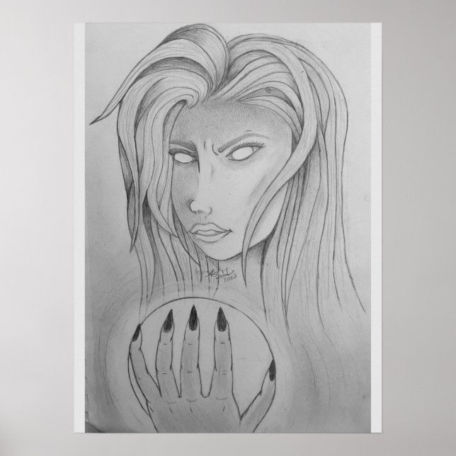 Affiche Elle Avait Une Vision (Devant)