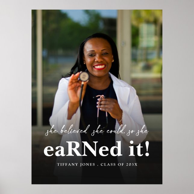 Affiche Elle Croyait Qu'Elle Pourrait Infirmière En Photo (Devant)