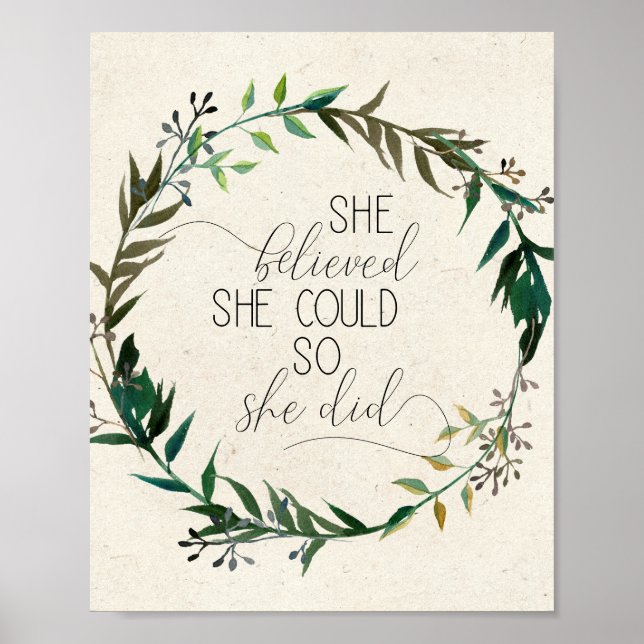 Affiche Elle Croyait Qu'Elle Pouvait Ainsi Faire De L'Insp (Devant)