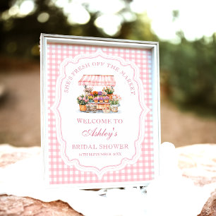 Affiche Elle est fraîche hors de la Fête des mariées du ma