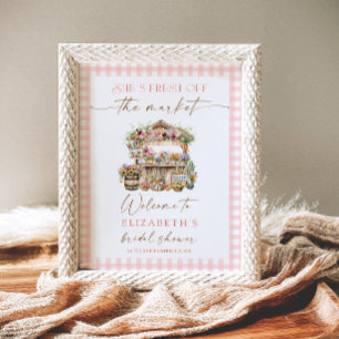 Affiche Elle est hors du marché Fleurs de mariage Accueil