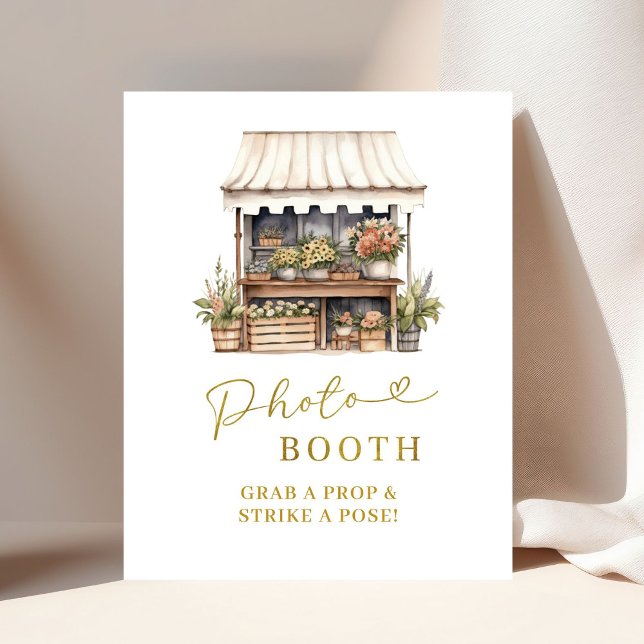 Affiche Elle est hors du marché Panneau de Photobooth de F (Créateur téléchargé)