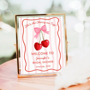 Affiche Elle est la cerise sur le gâteau de la soirée de m