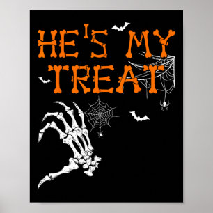 Affiche Elle est ma bite Il est ma menace Coupl Halloween