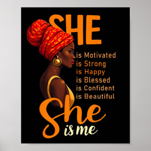 Affiche Elle est Moi Femmes Éduquées Mois de l'Histoire de