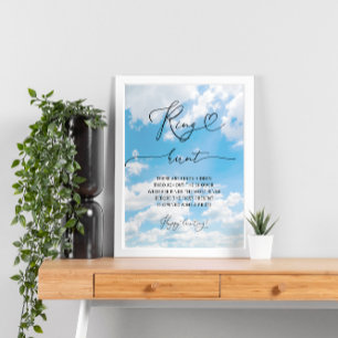 Affiche Elle est sur Cloud 9 Ring Chasse Fête des mariées