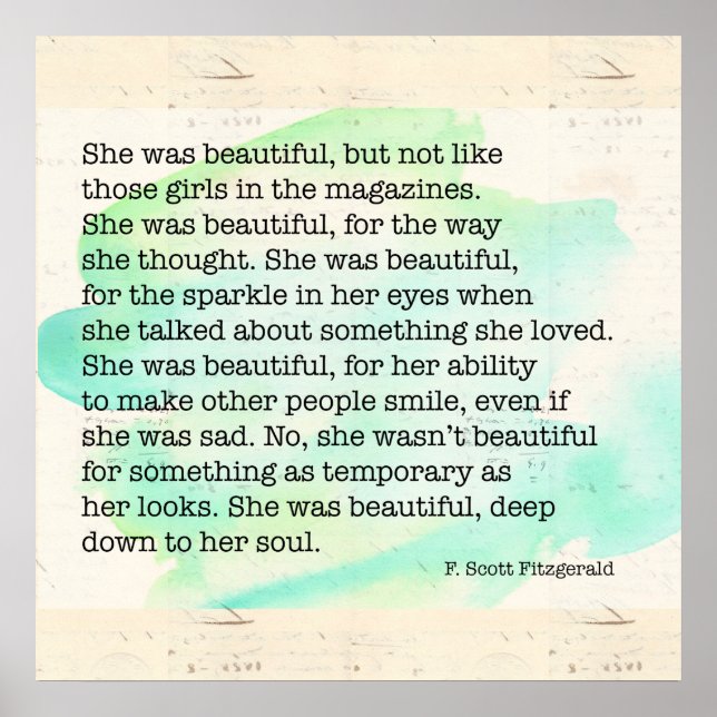 Affiche Elle Était Un Beau Ancien Document (Devant)