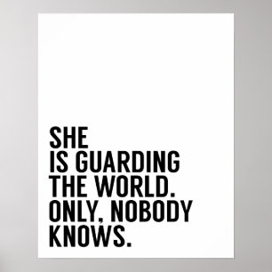 Affiche Elle garde l'affiche mondiale