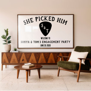 Affiche Elle l'a choisi ! Bienvenue à la fête de fiançaill