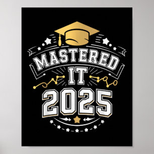Affiche Elle l'a maîtrisé Gif de remise des diplômes de ma