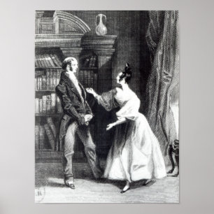 Affiche Elle lui a ensuite dit ce que Darcy avait volontai