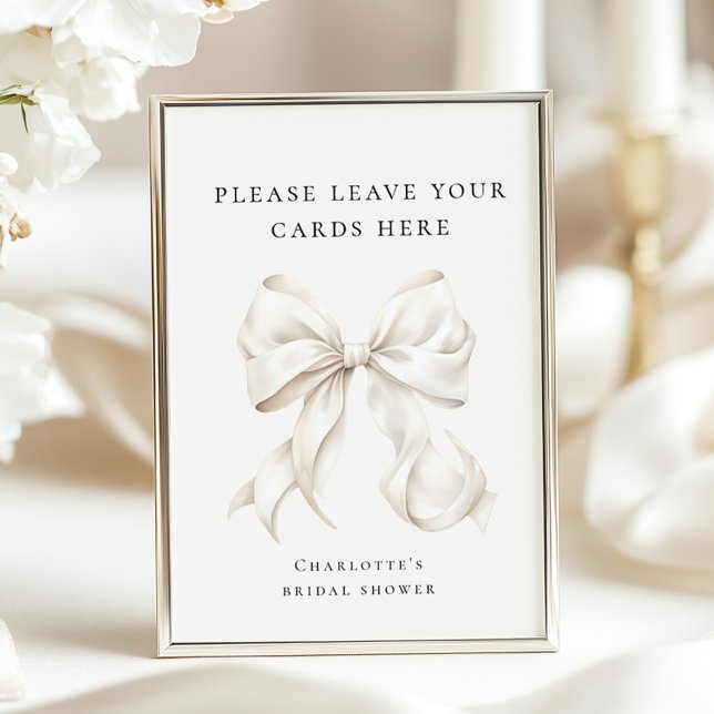 Affiche Elle noue le noeud Favors Panneau de table (Créateur téléchargé)