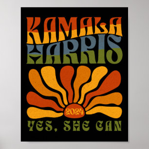 Affiche Elle peut 2024 Président d'élection Kamala Harris