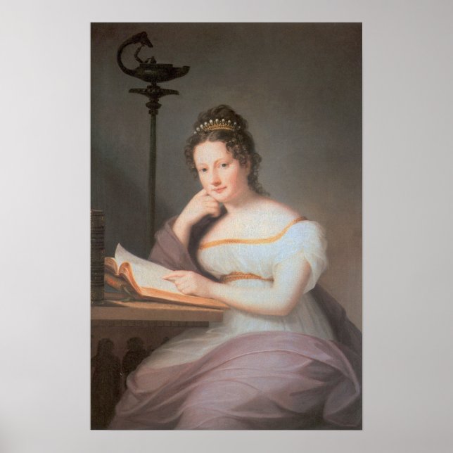 Affiche Ellenrieder - Amalie Von Baden (Devant)