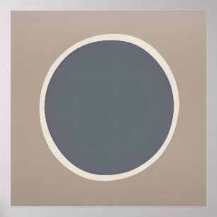 Affiche Ellipse douce - Echos de forme sur la toile