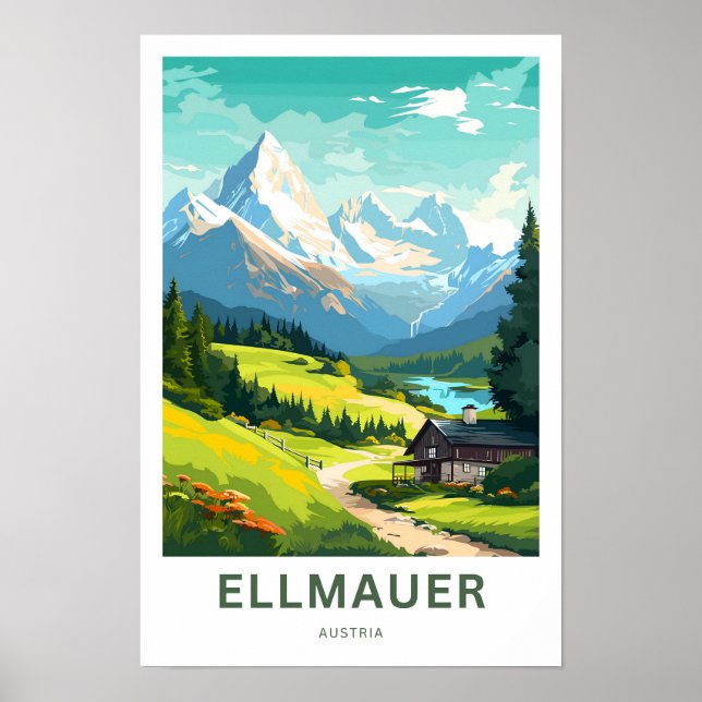 Affiche Ellmauer Autriche Imprimer (Devant)
