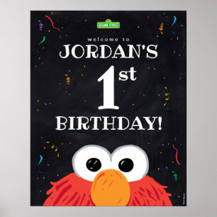 Affiche Elmo Accueil du 1er anniversaire