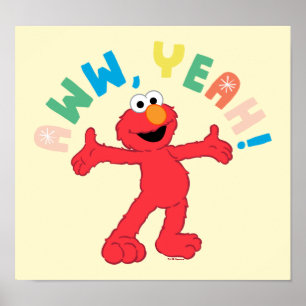 Affiche Elmo   Aww, Ouais !