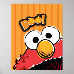 Affiche Elmo - Boo !