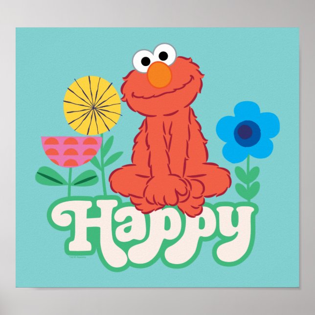 Affiche Elmo Happy ! (Devant)