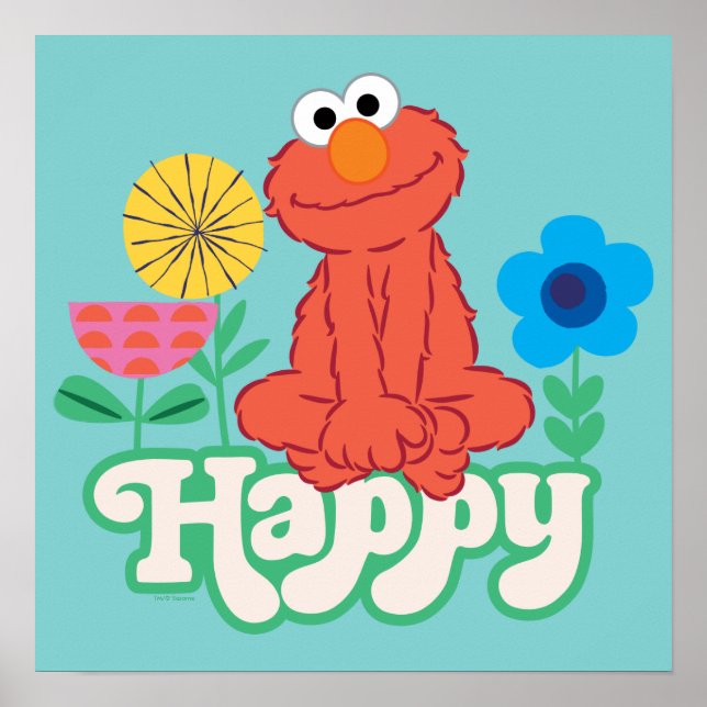 Affiche Elmo Happy ! (Devant)