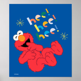 Affiche Elmo Hé! Hé! Hé!