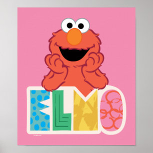 Affiche Elmo Mignon & Amusant