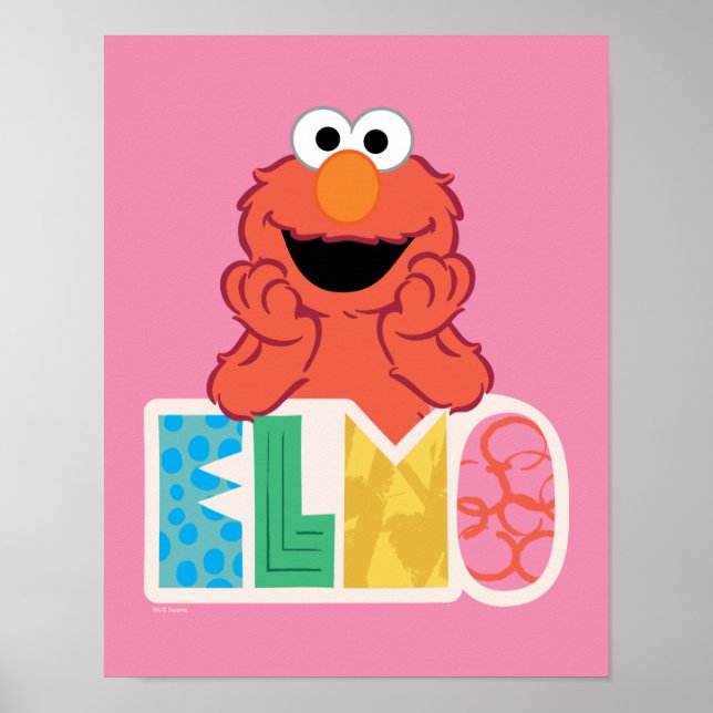 Affiche Elmo Mignon & Amusant (Devant)