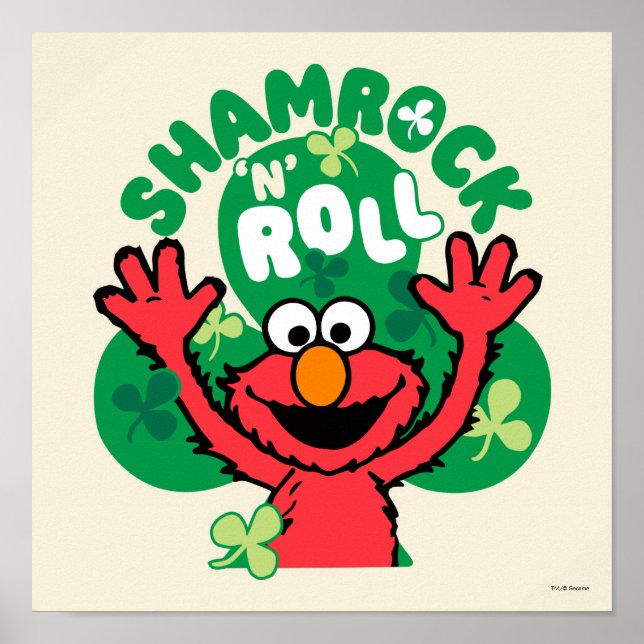 Affiche Elmo | Rouleau "N" shamrock (Devant)