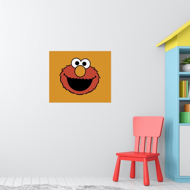 Affiche Elmo Smiling Face (Pépinière 1)