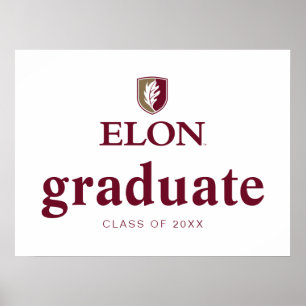 Affiche Elon Graduation