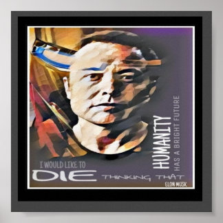 Affiche Elon Musk