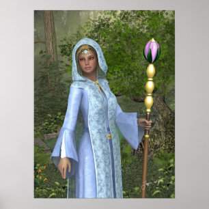 Affiche Elven Maiden Imaginaire Art Imprimer