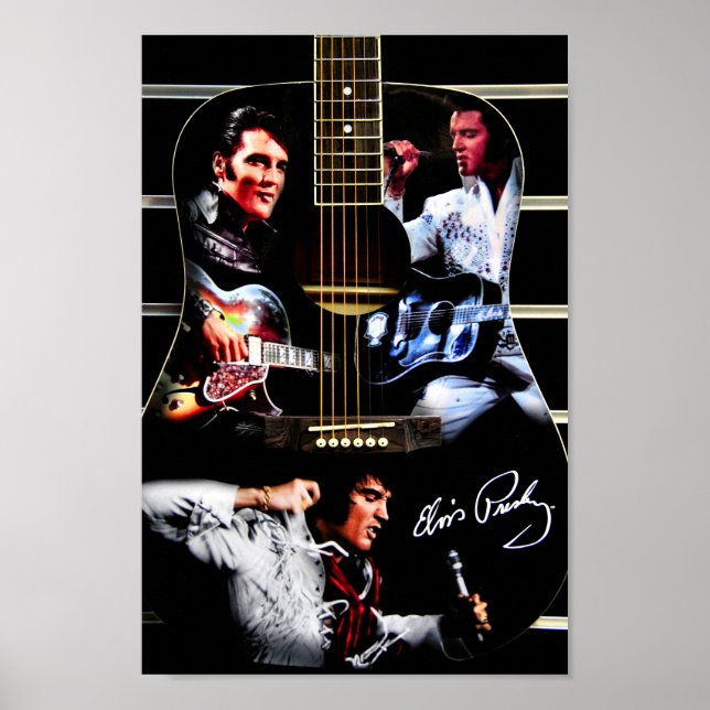 Affiche Elvis Presley En Tour L'Exposition Londres (Devant)