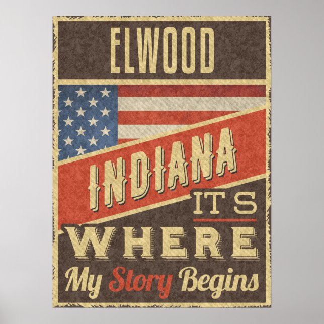 Affiche Elwood Indiana (Devant)