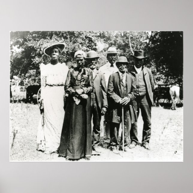 Affiche Emancipation Day African Americans Juneteenth 6/19 (Devant)