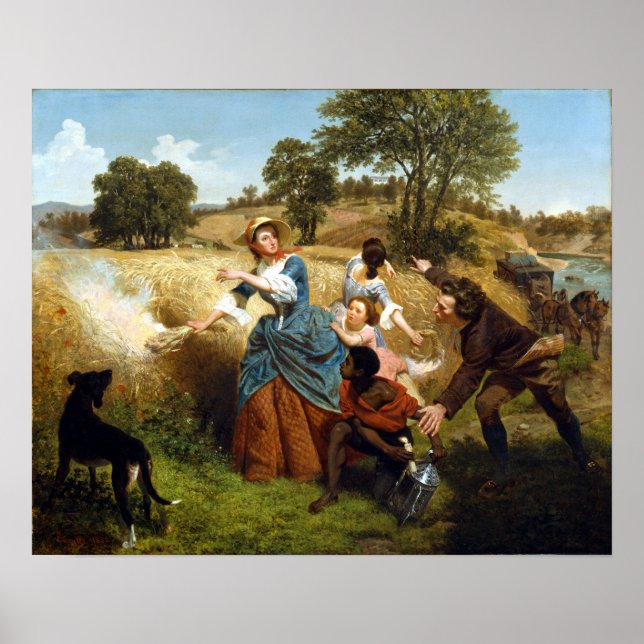 Affiche Emanuel Gottlieb Leutze Mme Schuyler (Devant)