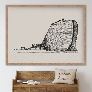 Affiche Embarquement pour l'Arche de Noé, Art Biblique, Ar