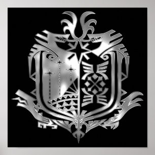 Affiche Emblème MHW Metal