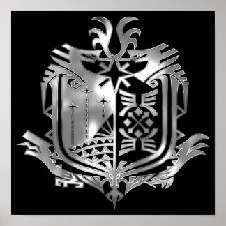 Affiche Emblème MHW Metal