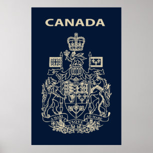 Affiche emblème national du Canada