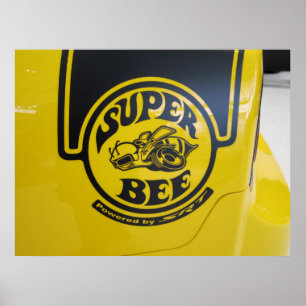 Affiche Emblème superbe d'abeille du chargeur SRT de Dodge
