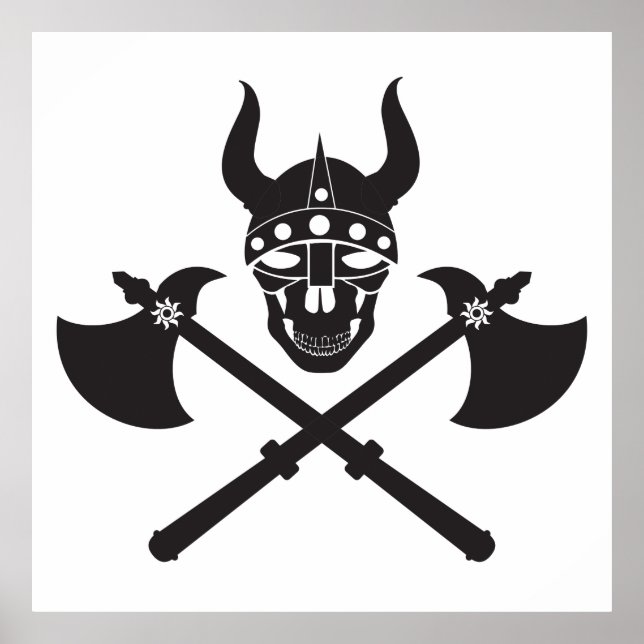 Affiche emblème viking (Devant)