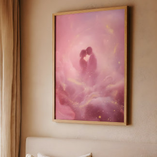 Affiche Embrasse de poussière d'étoiles – Conception cosmi