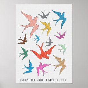 Affiche Embrasse le ciel et l'art