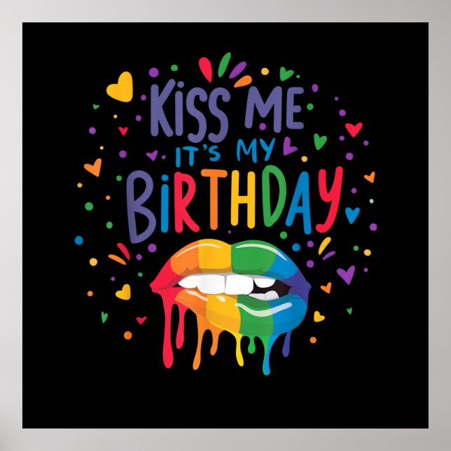 Affiche Embrasse-moi c'est mon anniversaire (Devant)