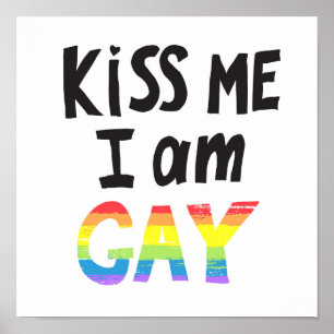 Affiche Embrasse-Moi Je Suis Gay