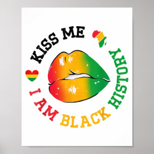 Affiche Embrasse-moi Je Suis Noir Histoire Mois Africain A