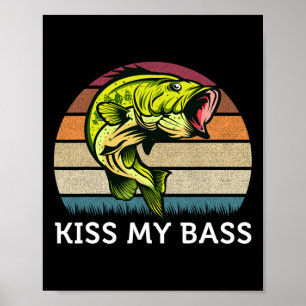 Affiche Embrasse Mon Cul Mignon Design De Pêche Vintage By