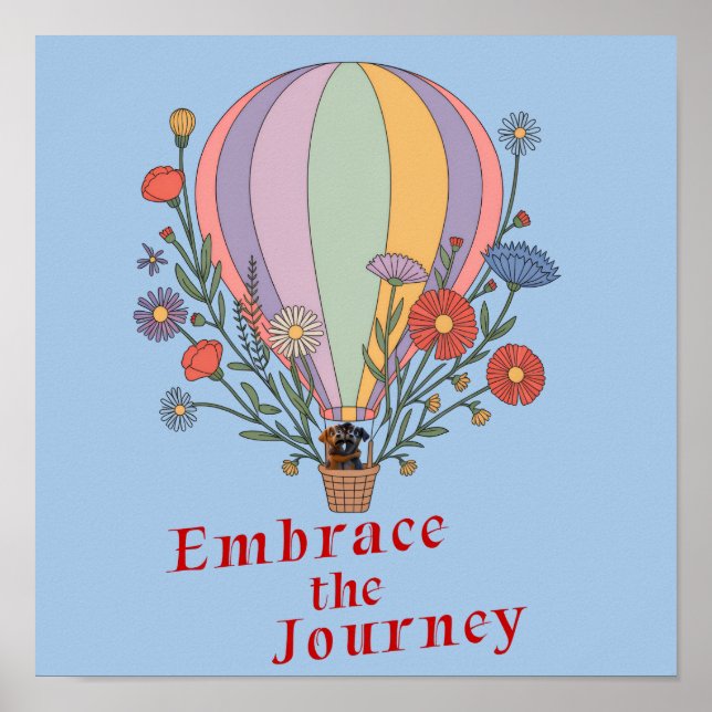 Affiche Embrasser le voyage (Devant)